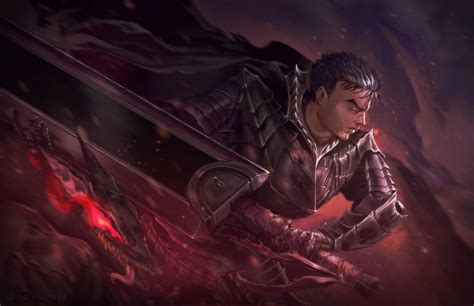 ArtStation - BERSERK- Guts Fanart