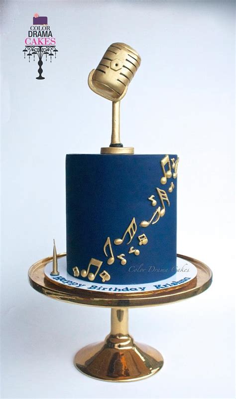 Music themed cake - Decorated Cake by Color Drama Cakes - CakesDecor