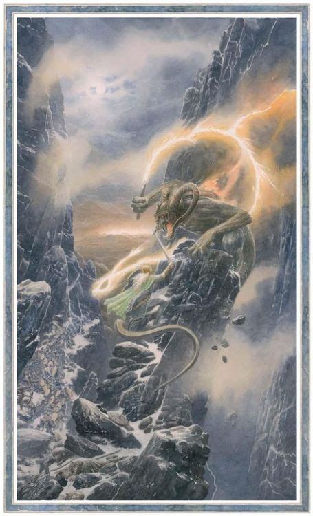 Glorfindel and the Balrog by Alan Lee Jrr Tolkien, Tolkien Books ...