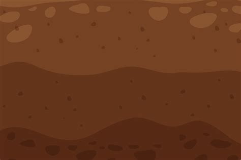 Cartoon Earth Texture ~ Brown Soil Texture Background 433183 Vector Art ...