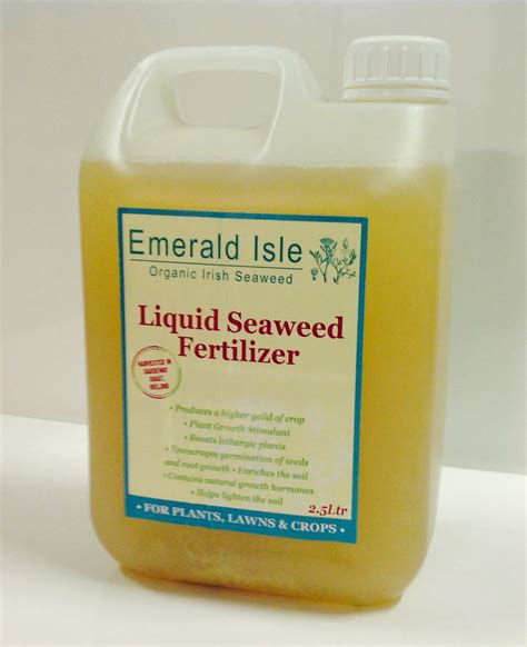 Organic Kelp Liquid Fertilizer 5L - Organic Irish Seaweed - Emerald Isle