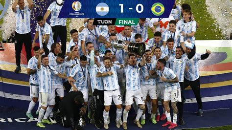 Argentina y Lionel Messi ganan la Copa América 2021 ante Brasil en el ...