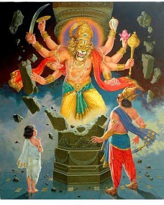 Lord Narasimhar | Vishnu, Lord krishna images, Hindu art