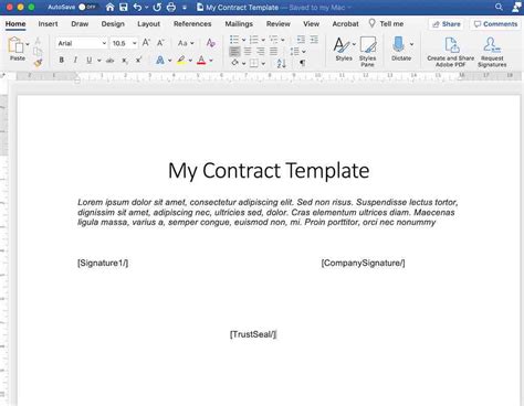 Electronic Signature Agreement Template