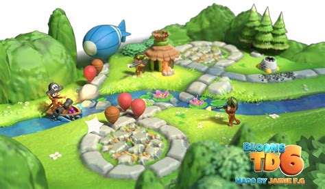 Downstream - Bloons Tower Defense fan art - Finished Projects - Blender ...