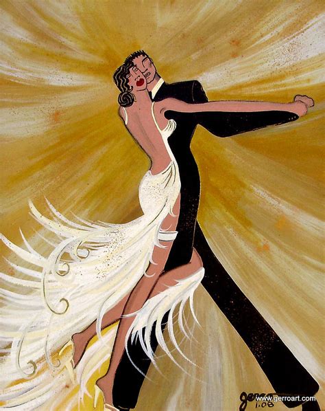 Ballroom Dance Painting by Helen Gerro