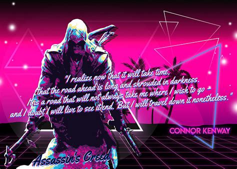 Connor kenway Quotes Digital Art by Jessica Clowresty