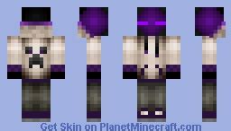 purple enderman god Minecraft Skin