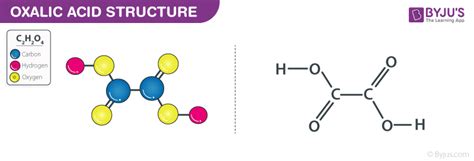 Oxalic acid (COOH)2 - Formula, Properties, Structure & Uses with FAQs