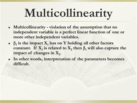 PPT - Multicollinearity PowerPoint Presentation - ID:678130