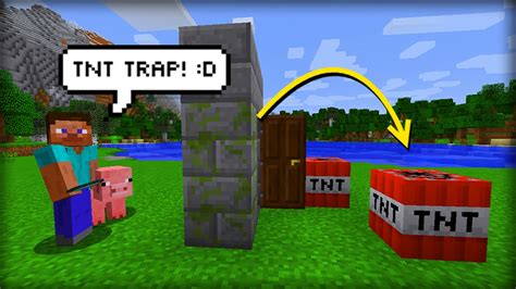 How To Make A Tnt Trap In Minecraft : How minecart tnt traps work in ...