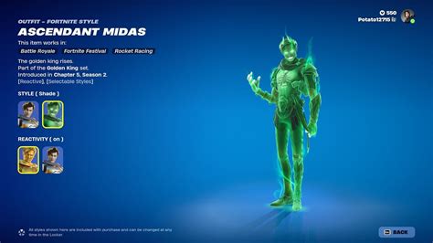 How to get Ascendant Midas skin in Fortnite