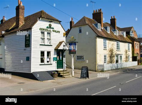 The General Wolfe Public House Westerham Kent England Stock Photo - Alamy