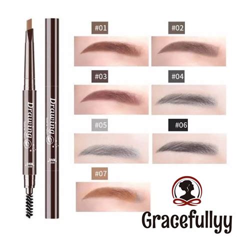 Jual [COD]Drawing Eyebrow Pencil/ Pensil Alis Drawing +Alis Sikat 2 in ...