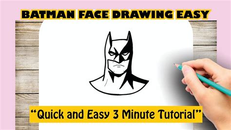 Batman Face Drawing