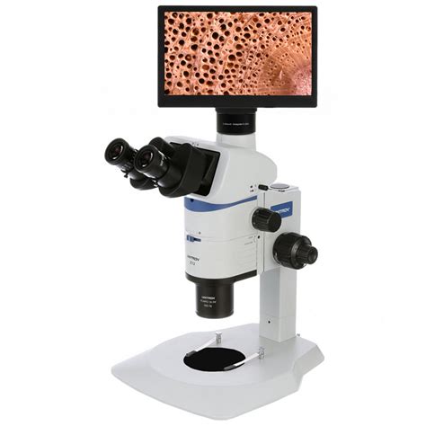 UNITRON Z12 Zoom Stereo Digital LCD Microscope Package on Plain Stand ...