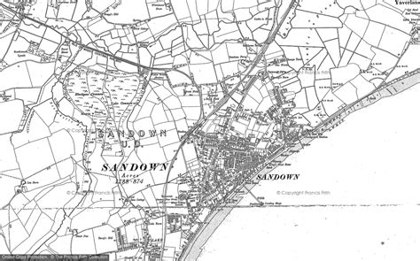 Historic Ordnance Survey Map of Sandown, 1907