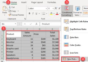 How to Display Data With Banded Rows in Excel & Google Sheets ...