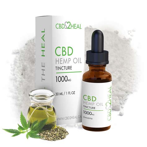 CBD2HEAL CBD Hemp Oil Tincture 1000mg (30 ml Bottle) | CBD2HEAL