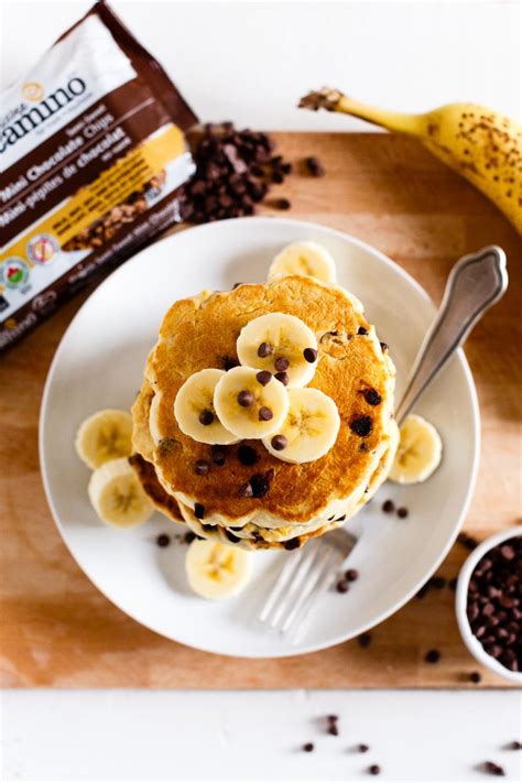 Vegan Chocolate Chip Pancakes » I LOVE VEGAN