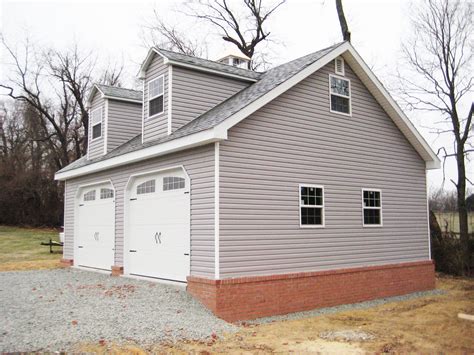 Prefab 2 Car Garage With Loft