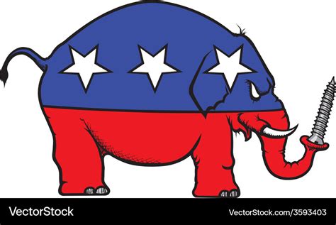 Gop elephant Royalty Free Vector Image - VectorStock