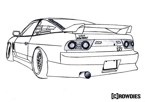 Jdm Car Coloring Pages