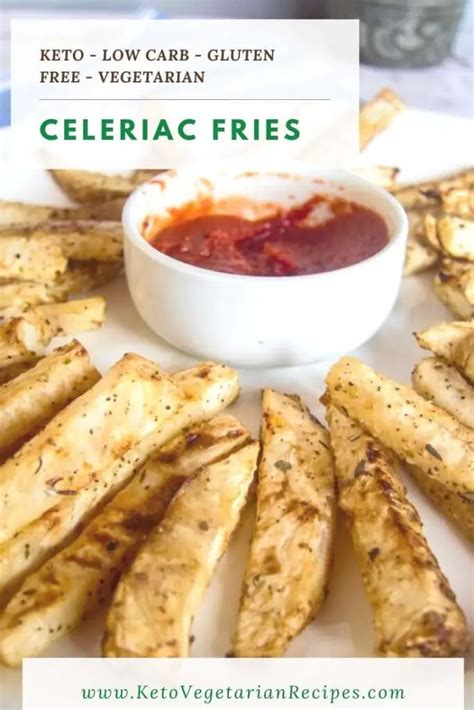 celeriac fries - Keto & Low Carb Vegetarian Recipes