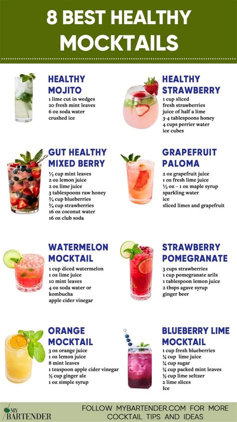 Healthy Mocktails Best Non Alcoholic Drinks, Mocktail Drinks, Drink ...