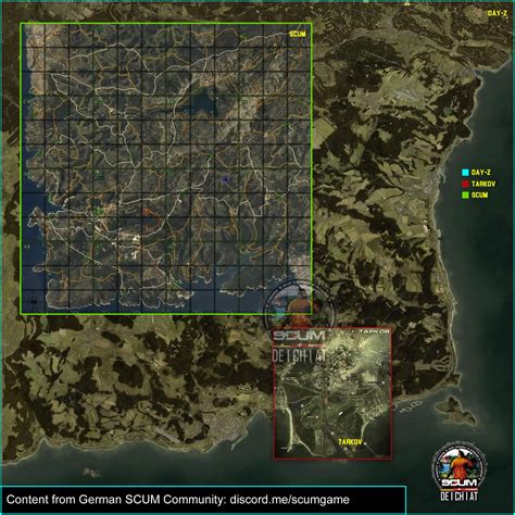 Dayz Map Size Comparison Scumgame | Images and Photos finder