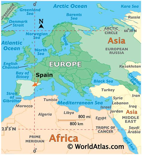 Geography of Spain, Landforms - World Atlas