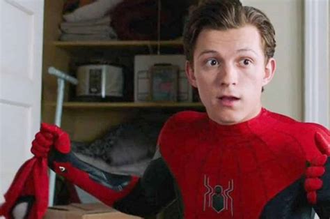 Tom Holland Wears The Suit In 'Spider-Man 3' Set Photo