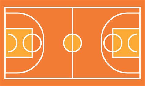 basketball court vector design 13750302 Vector Art at Vecteezy