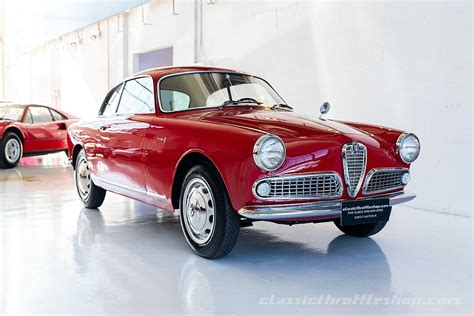 1959 Alfa Romeo Giulietta Sprint Red | Classic Throttle Shop