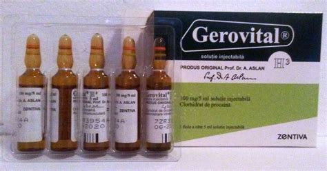 Genuine GEROVITAL H3 Ampoules Injections Dr. Ana Aslan from Romania ...