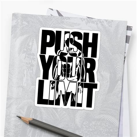 "Push Your Limit Workout - Gym" Sticker by REPUS | Redbubble