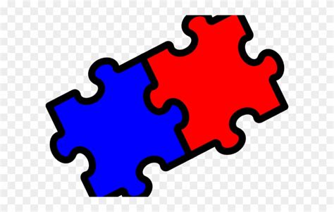 2 Puzzle Pieces Clip Art - Png Download (#276281) - PinClipart