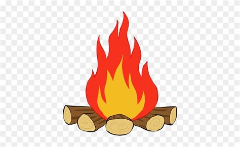 Wood Burning Drawing Cartoon Logs Clipart Vector Csp14833559 - Wood ...