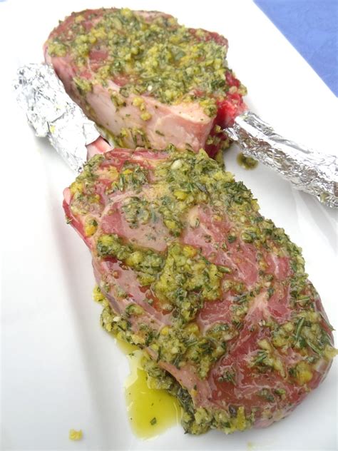 Scrumpdillyicious: Veal Chops with Tuscan-Style Marinade