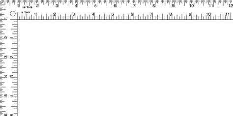 12 Inch Actual Size Printable Ruler