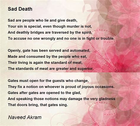 Sad Poems About Death That Will Make You Cry