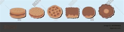 Set Scone Cartoon Vector & Photo (Free Trial) | Bigstock