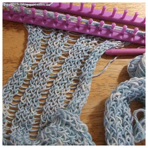 FitzBirch Crafts: Quick Loom Knit Scarf | Loom knitting projects, Loom ...