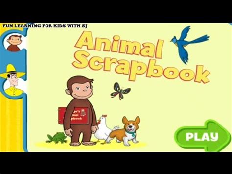 CURIOUS GEORGE - ANIMAL SCRAPBOOK / ANIMAL QUIZ - YouTube