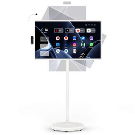 Buy ApoloSign 32-Inch Portable Smart Screen 1080p Rotatable Monitor ...