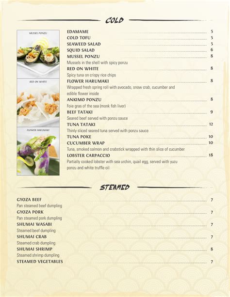 Menu — SUSHI GO