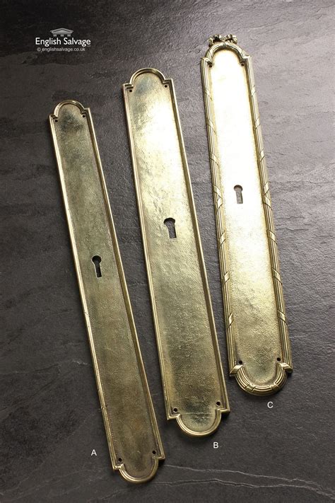 Reclaimed Brass Finger Plates