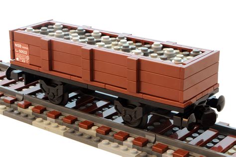 Sweet freight car. | Lego trains, Lego, Lego modular