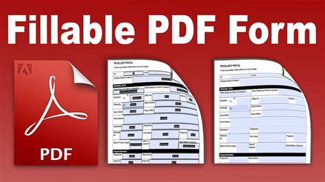 Fillable PDF- Convert and create an existing form into a fillable PDF ...