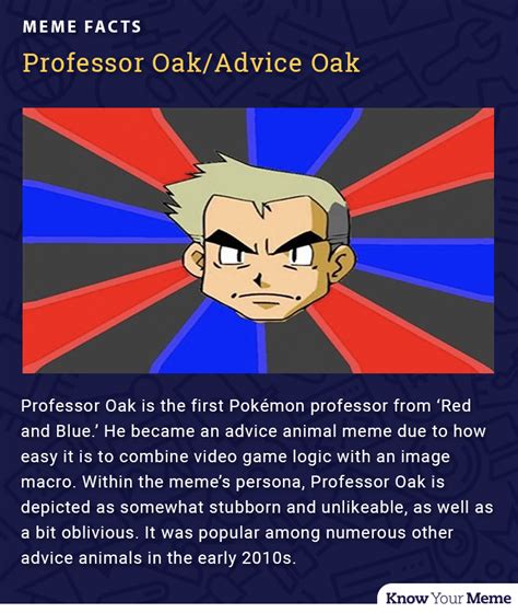 Professor Oak | Know Your Meme